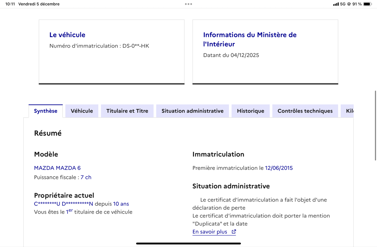 Mazda 6 2.2 Turbodiesel Center-Line