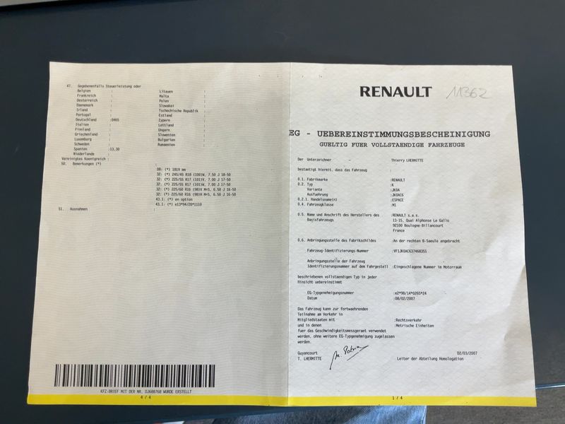 Renault Grand Espace 2.0 Turbo Espace Dynamique — zdjęcie 16