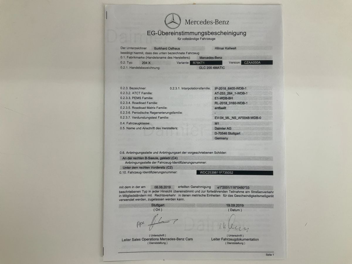 Mercedes-Benz GLC-Klasse d'occasion