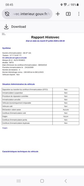 Alfa Romeo MiTo 1.4 Distinctive — zdjęcie 16