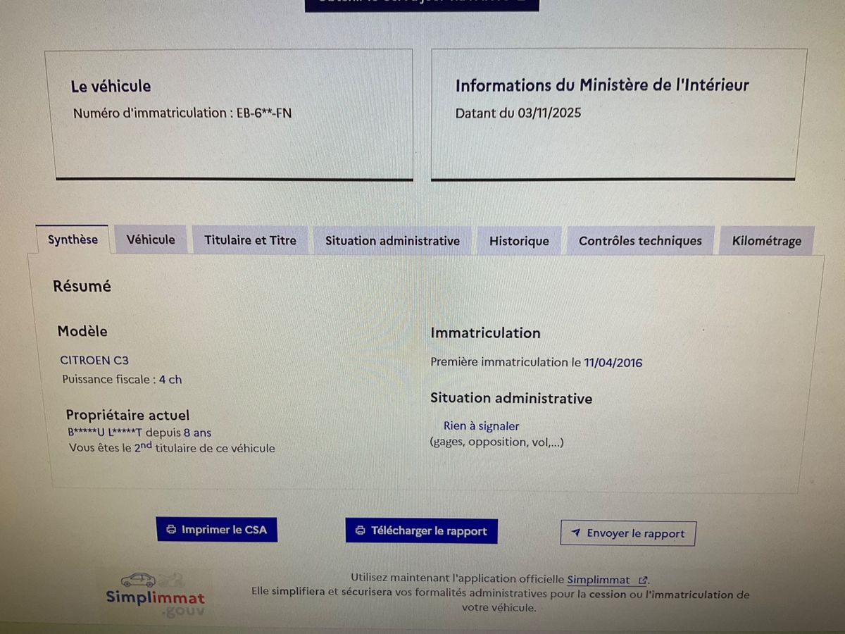 Citroen C3 d'occasion