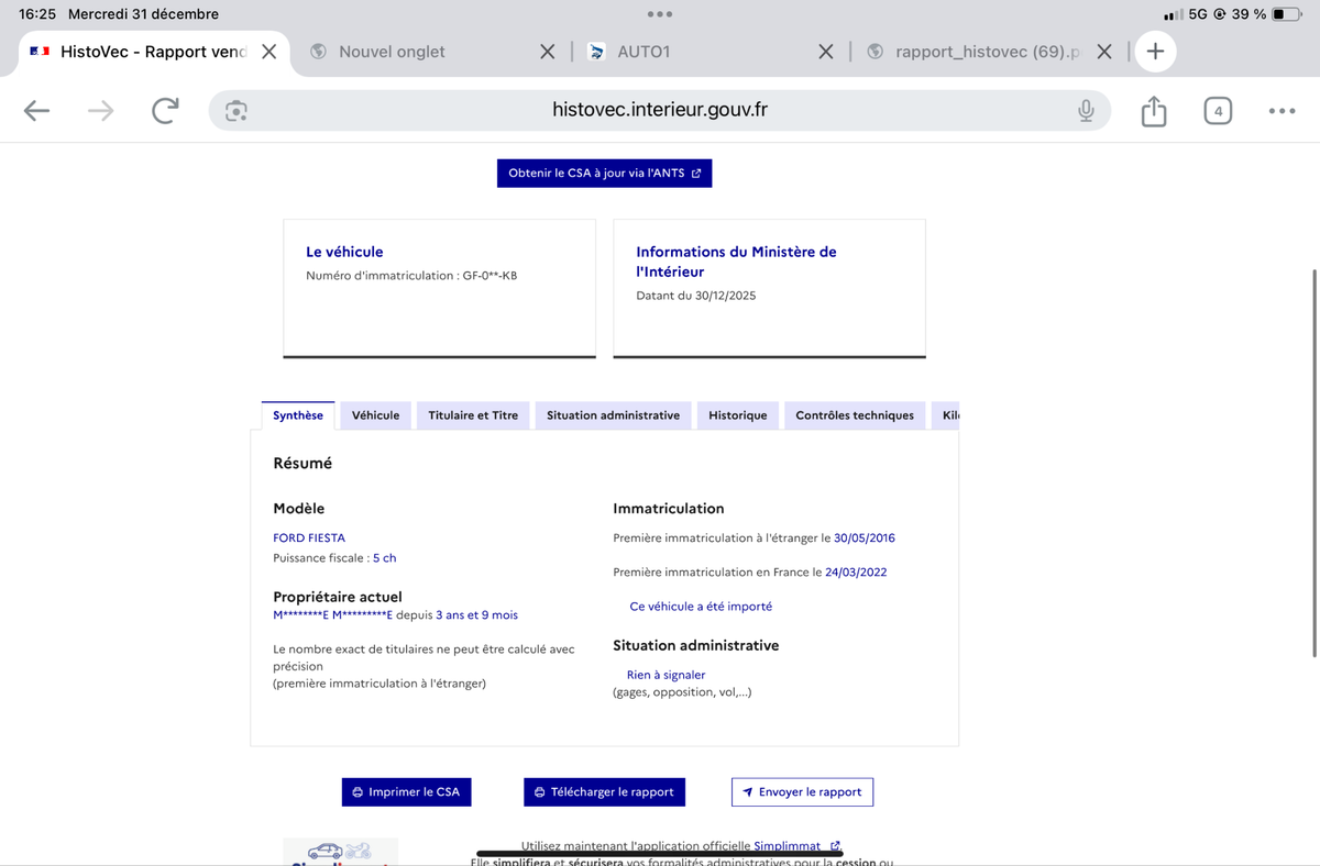 Ford Fiesta d'occasion