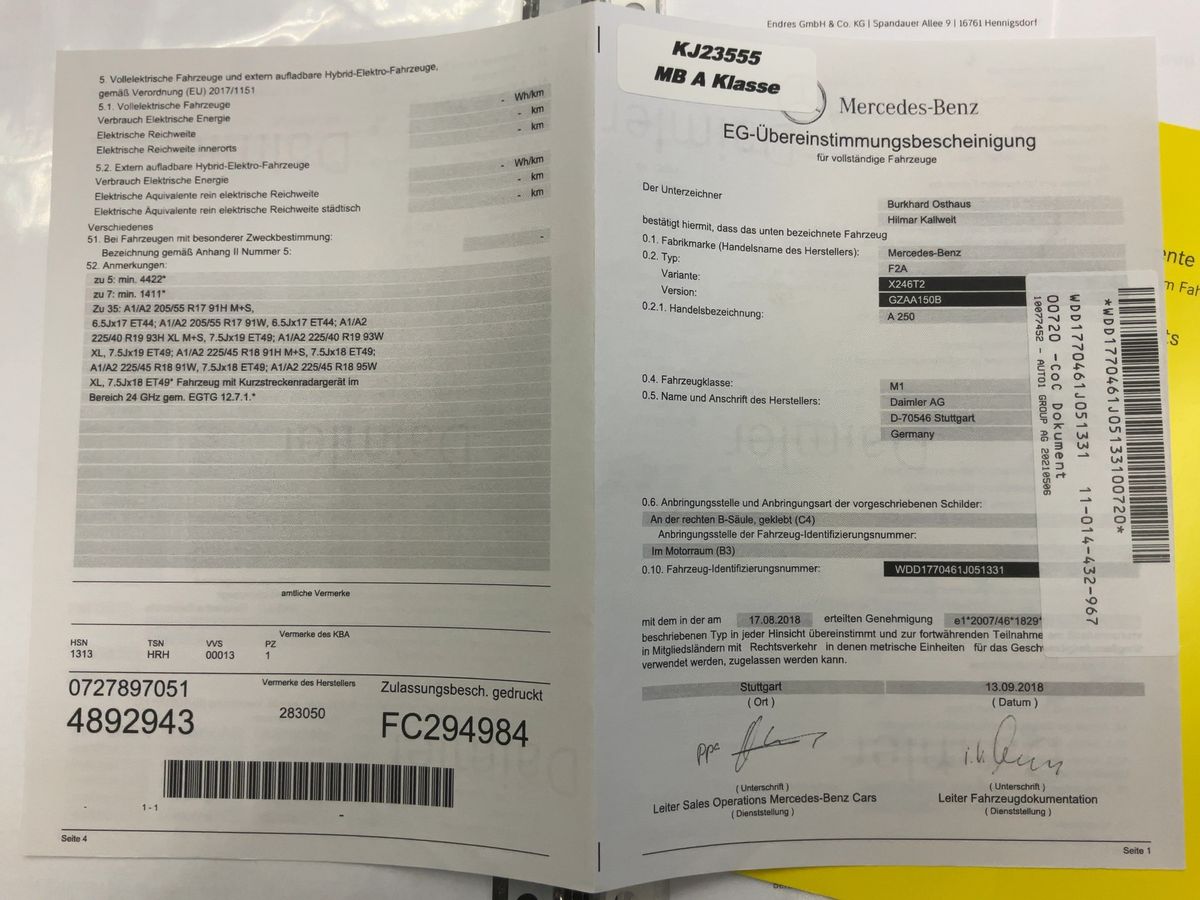 Mercedes-Benz A-Klasse d'occasion