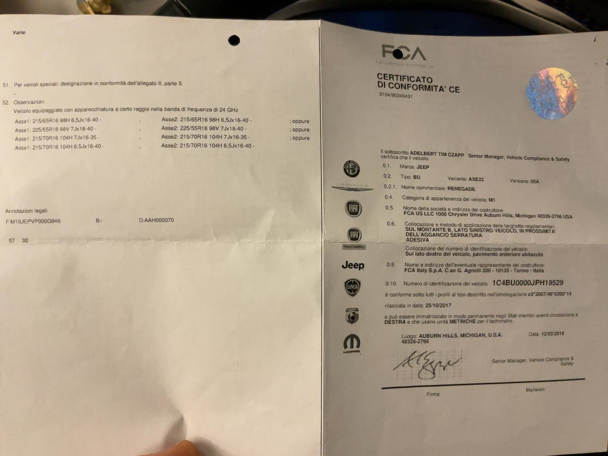 Jeep Renegade d'occasion