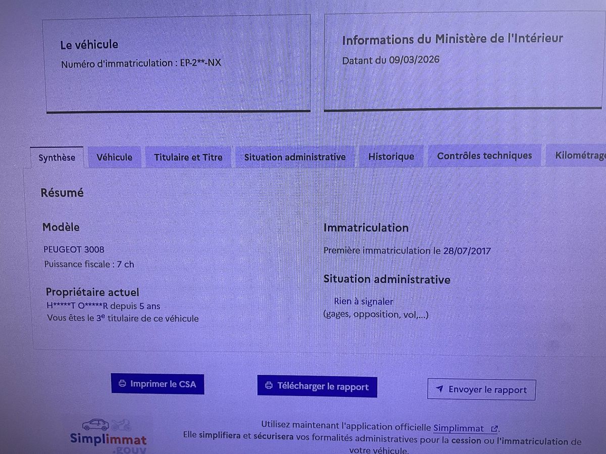 Peugeot 3008 d'occasion