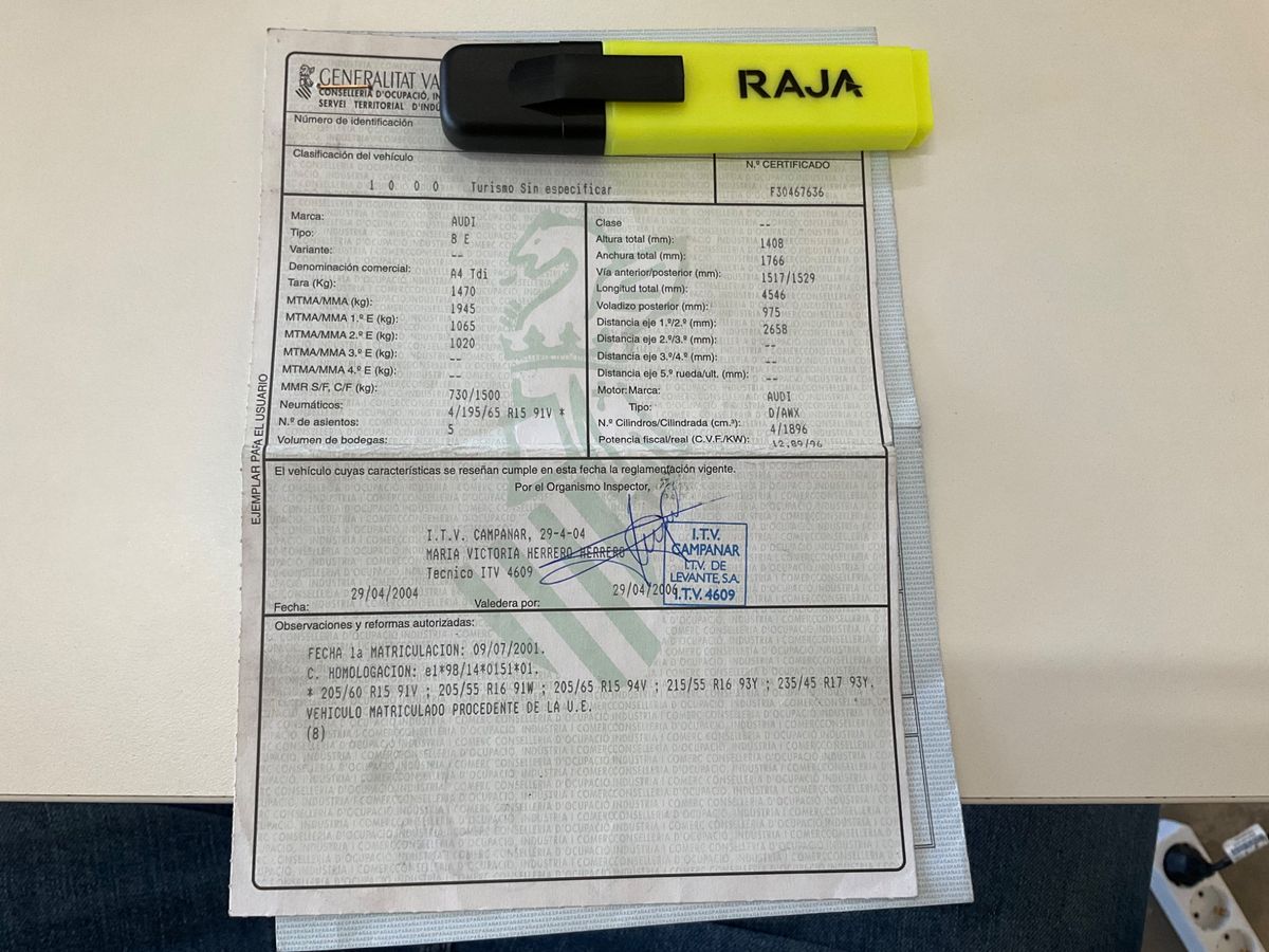 Audi A4 1.9 TDI