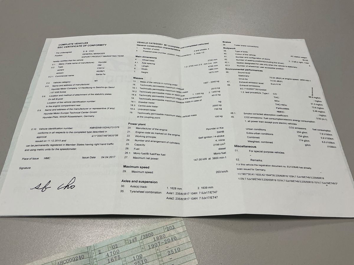 Hyundai Santa d'occasion