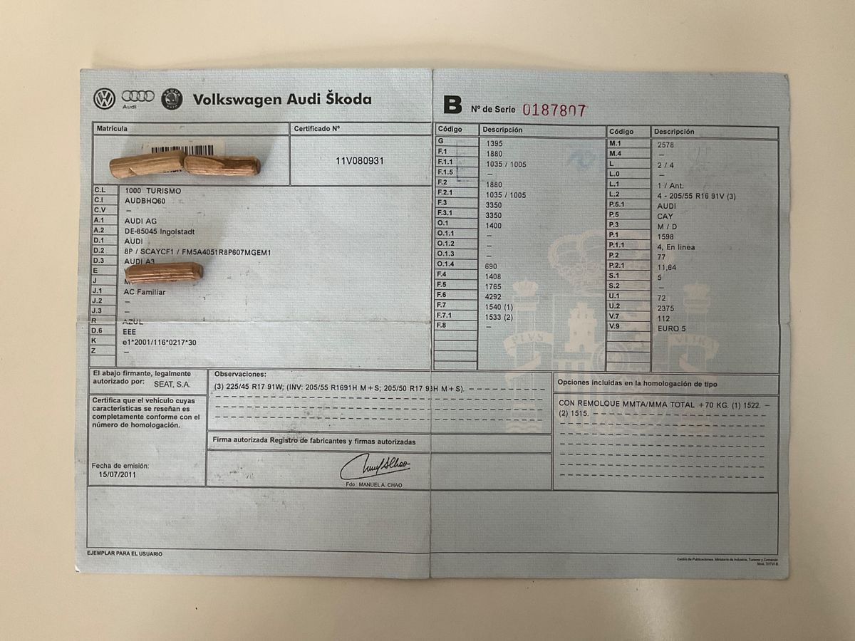 Audi A3 1.6 TDI Attraction