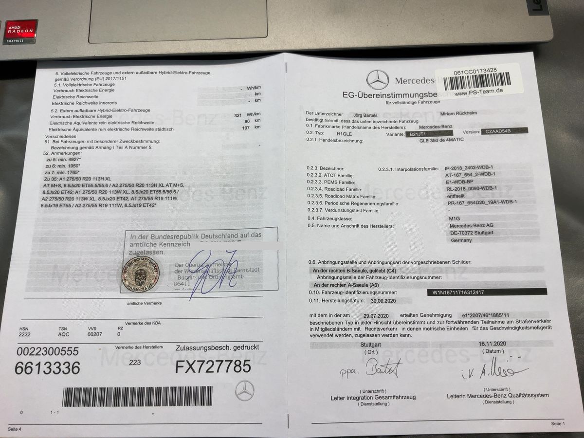Mercedes-Benz GLE-Klasse d'occasion