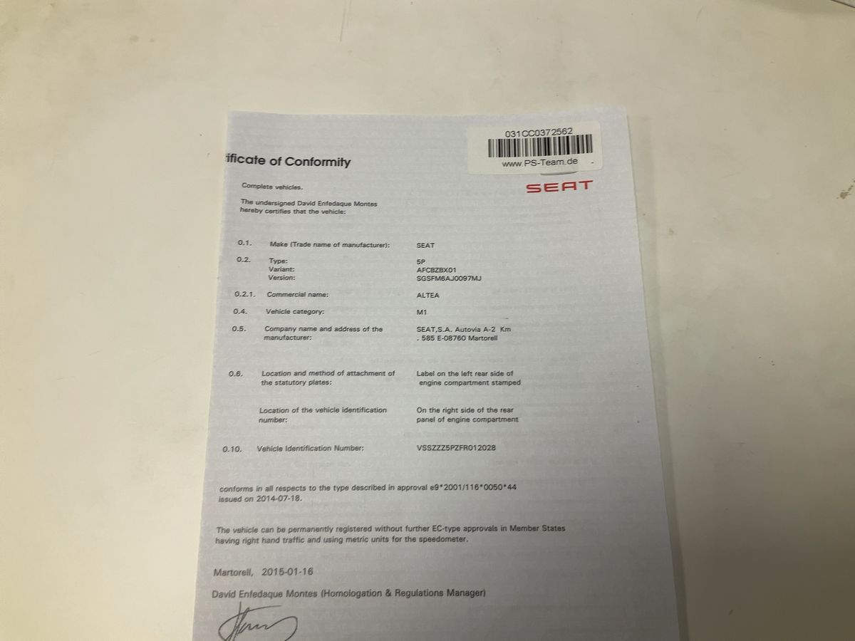 Seat Altea d'occasion
