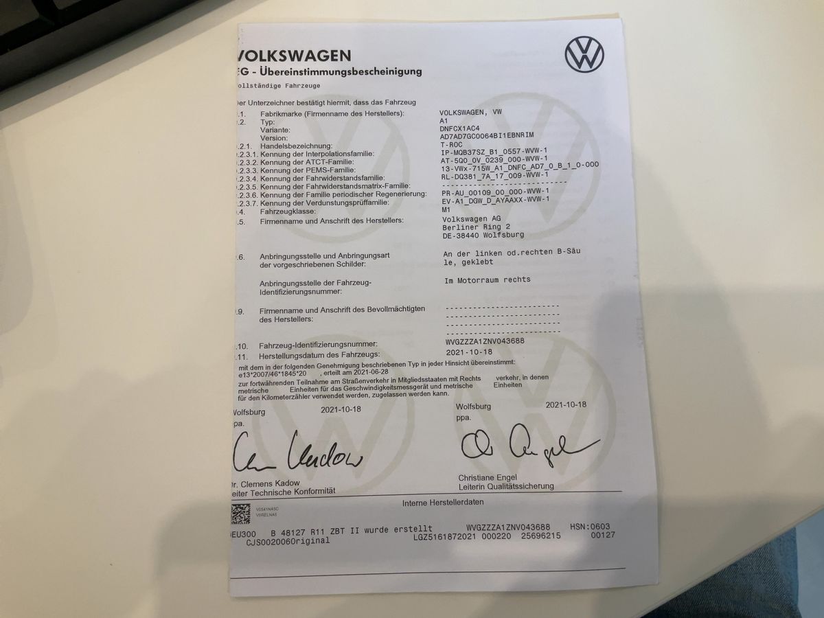 Volkswagen T-Roc d'occasion