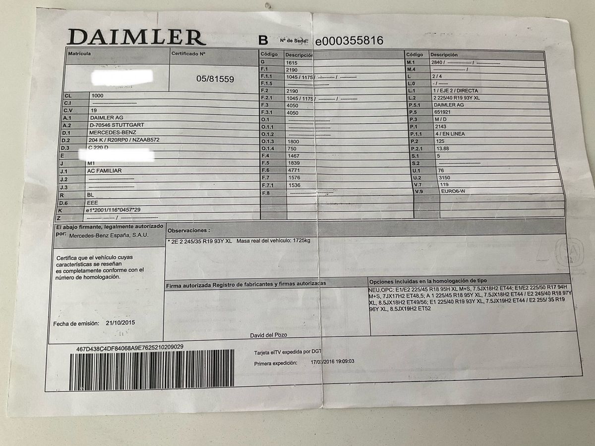 Mercedes-Benz C-Klasse d'occasion