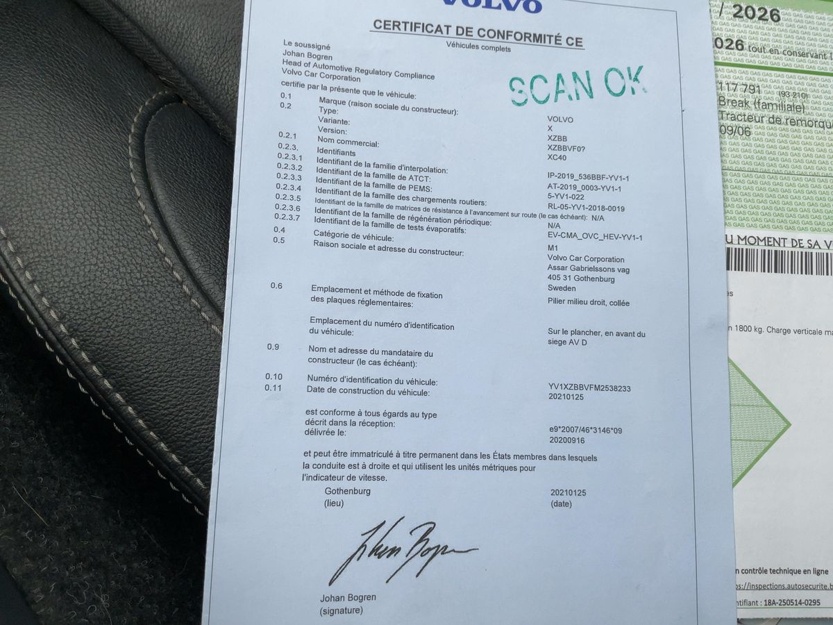 Volvo XC40 d'occasion