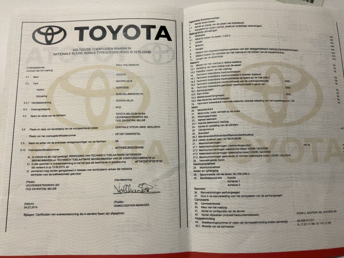 Toyota Hilux d'occasion