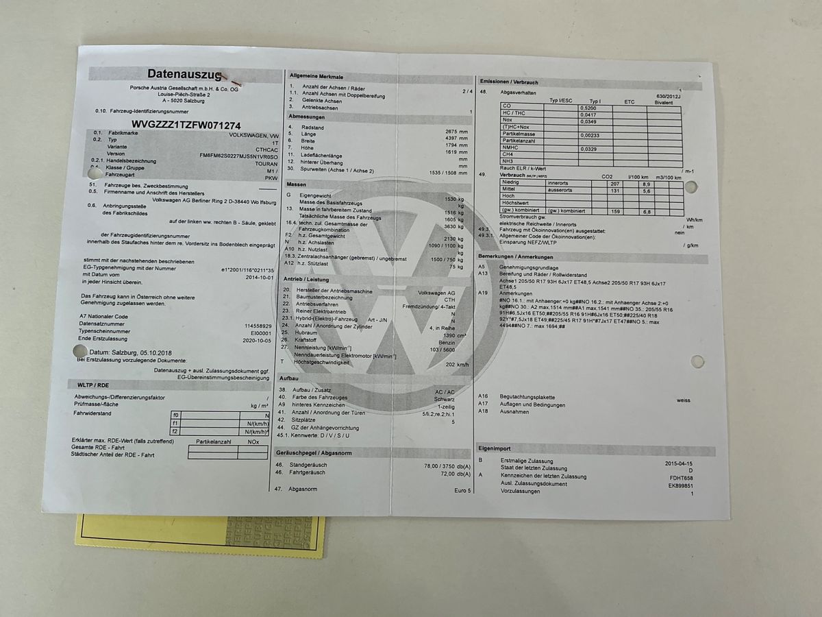 Volkswagen Touran d'occasion