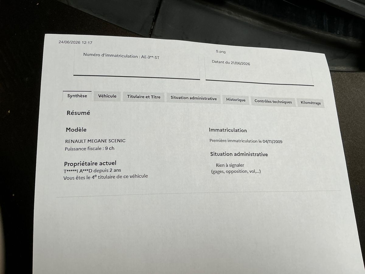 Renault Scenic d'occasion