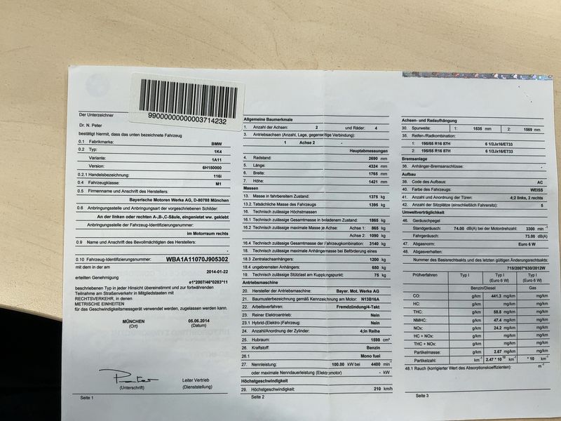BMW 1er 116i 2014 – снимка 21