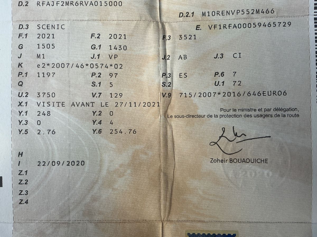 Renault Scenic d'occasion
