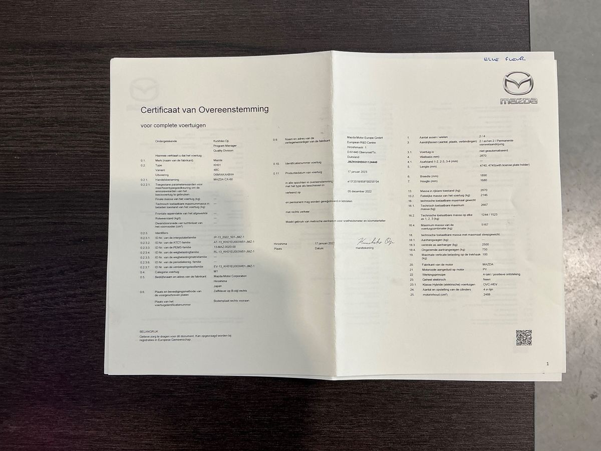 Mazda CX-60 d'occasion