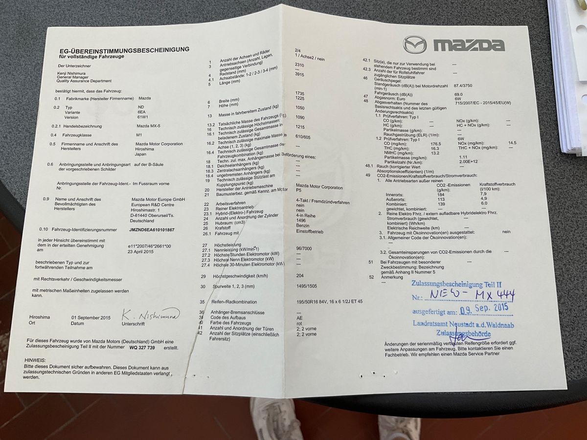Mazda MX-5 1.5 Sports-Line