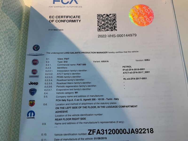 Fiat 500 1.2 Lounge — zdjęcie 16