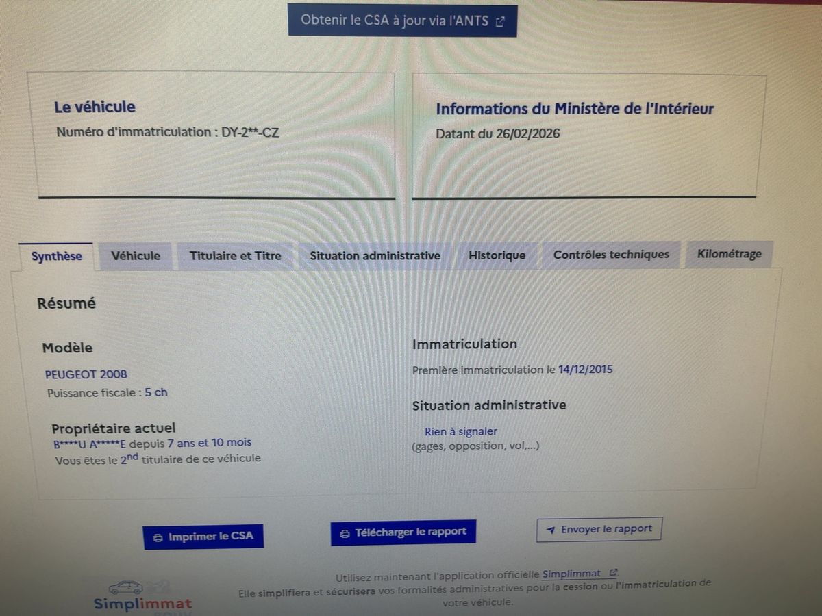 Peugeot 2008 d'occasion