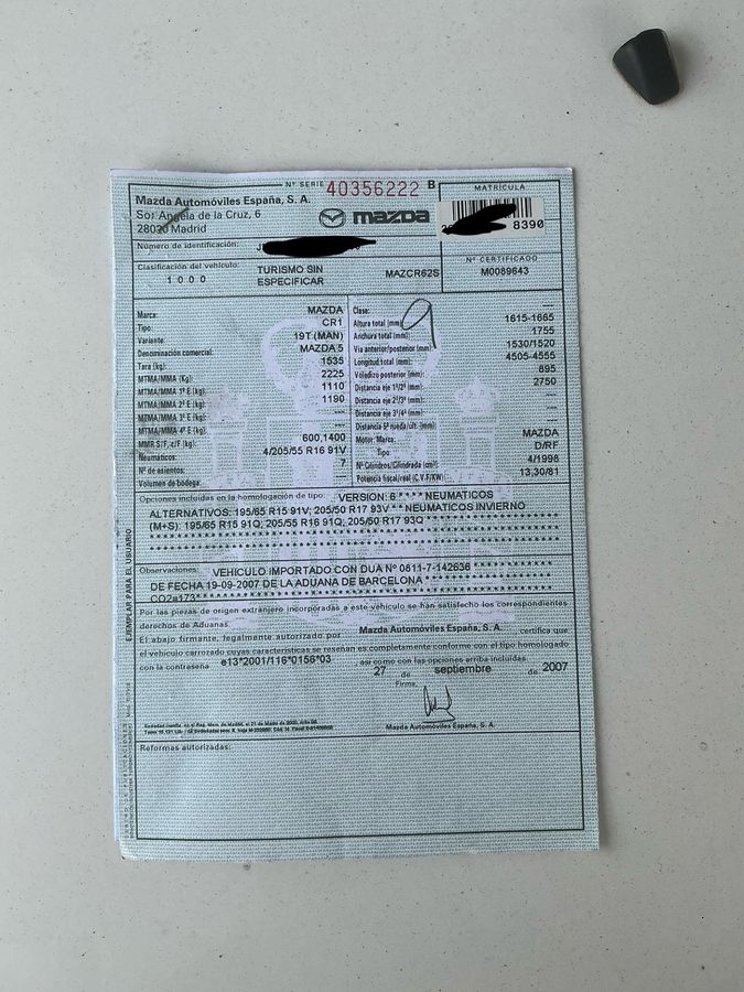 Mazda 5 d'occasion