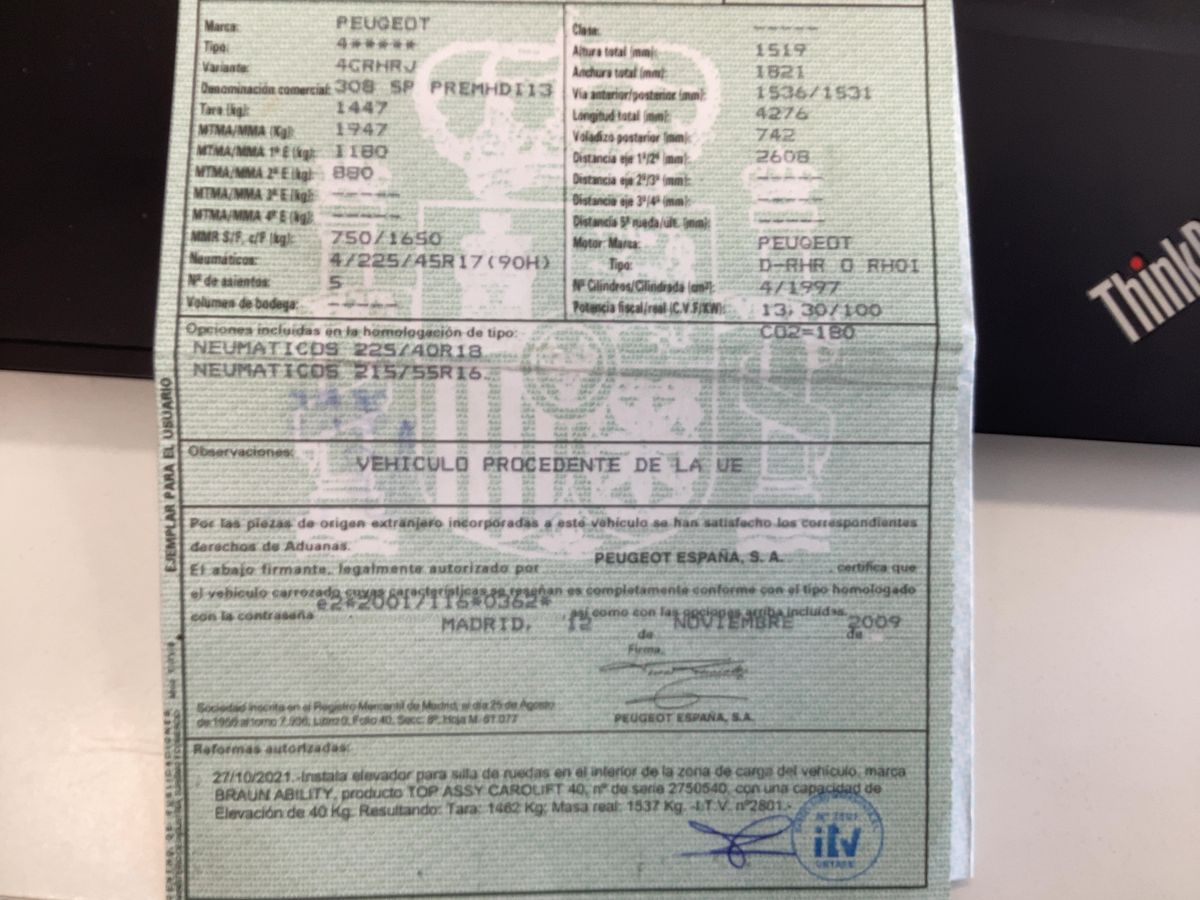 Peugeot 308 d'occasion