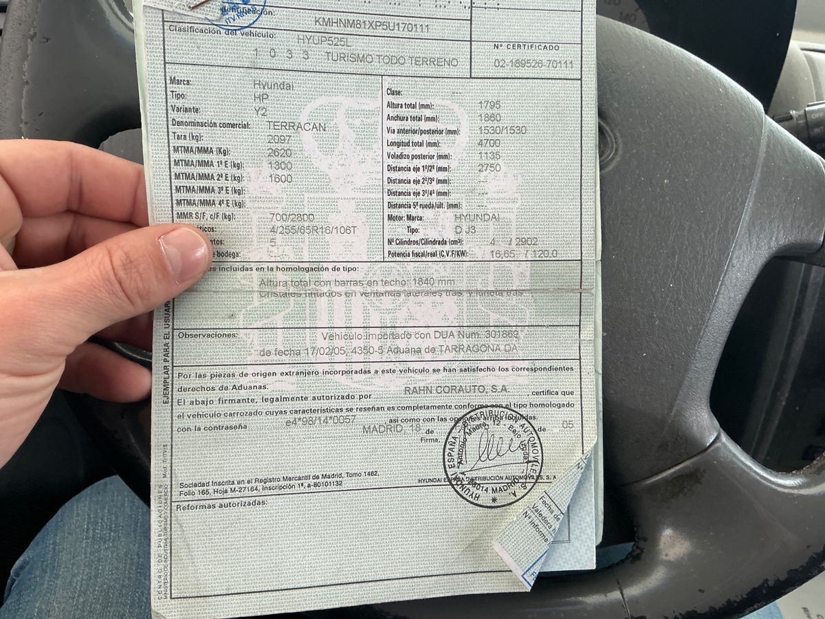 Hyundai Terracan 2.9 CRDi Full