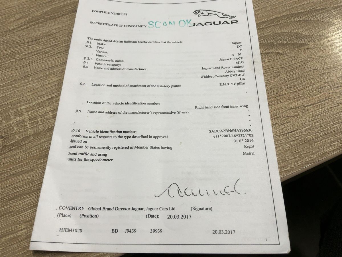 Jaguar F-Pace d'occasion