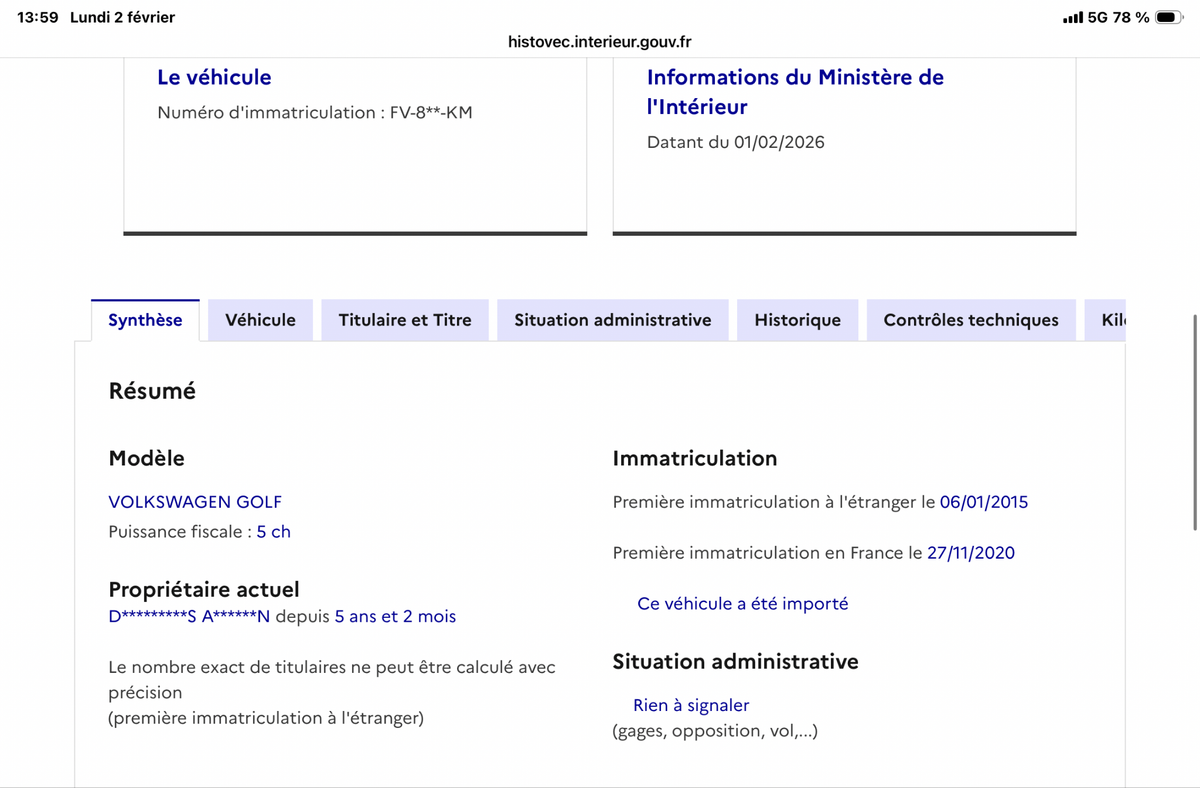 Volkswagen Golf d'occasion