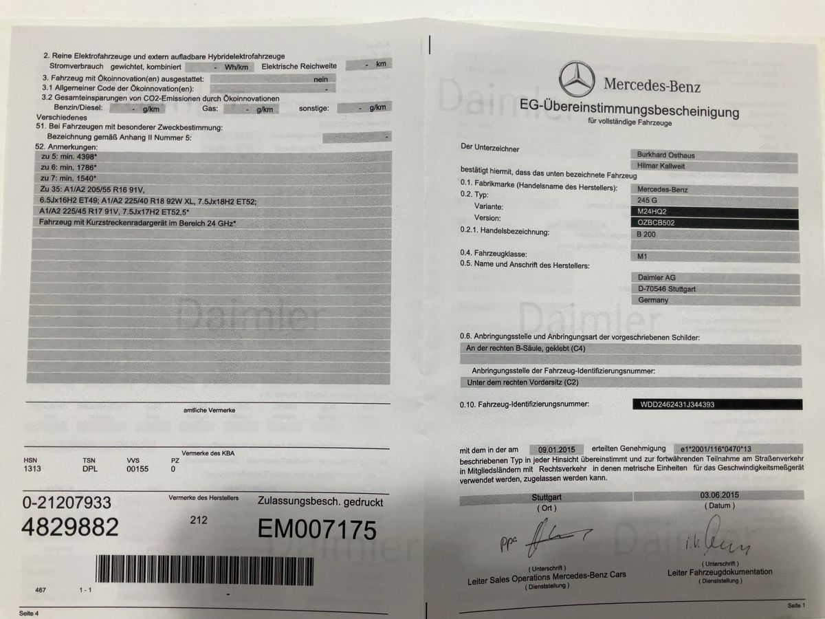 Mercedes-Benz B-Klasse d'occasion