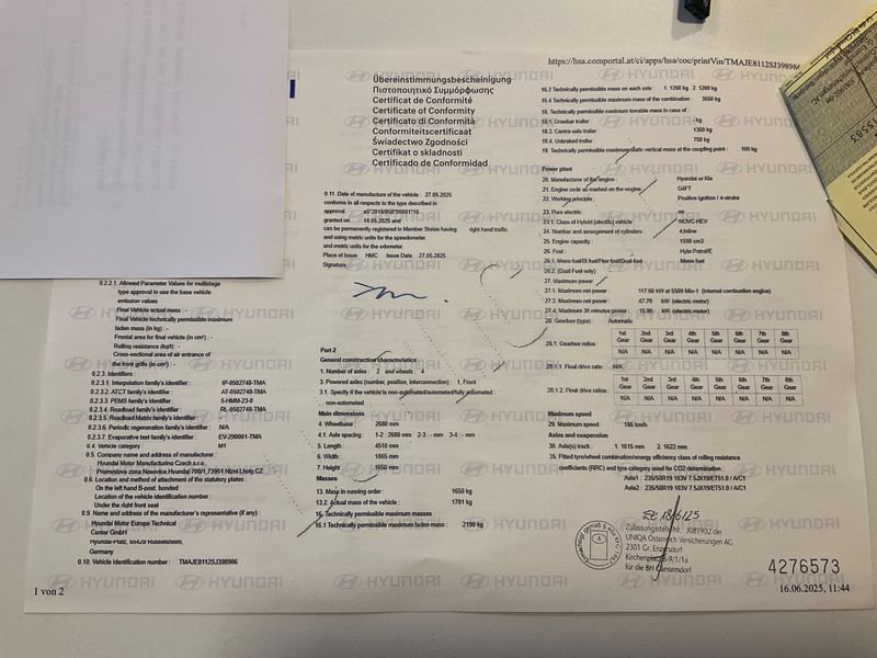 Hyundai Tucson 1.6 T-GDI Hybrid 20ème Anniversaire 2WD — zdjęcie 16