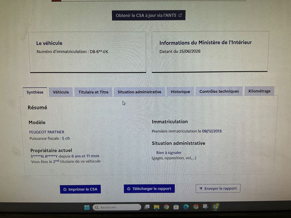 Peugeot Partner d'occasion
