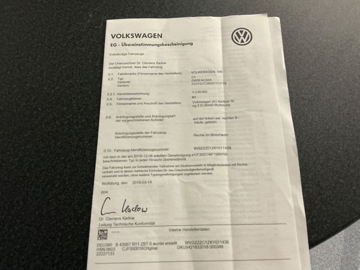 Volkswagen T-Cross d'occasion