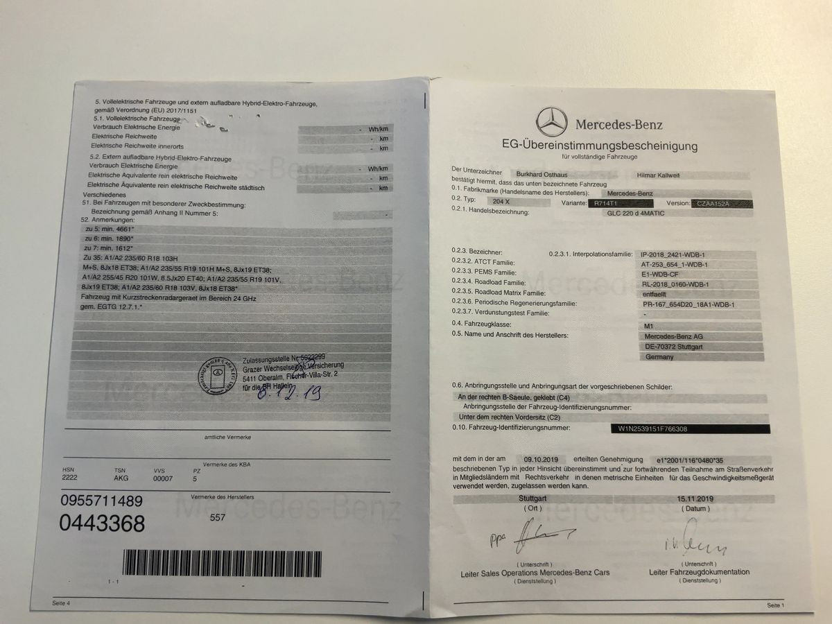 Mercedes-Benz GLC-Klasse d'occasion