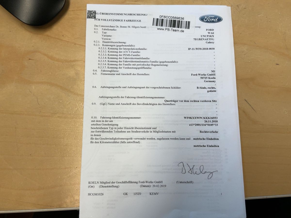 Ford Galaxy d'occasion