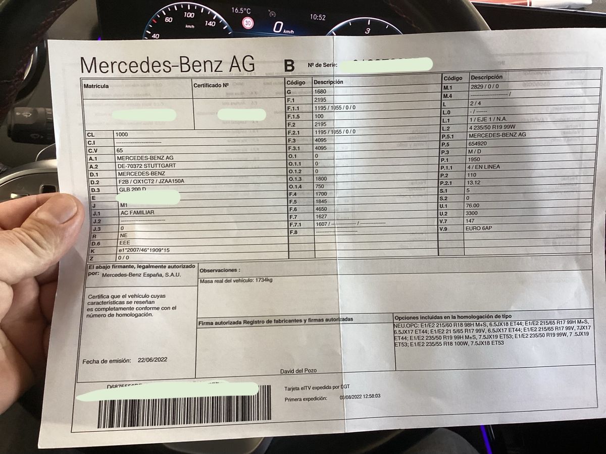 Mercedes-Benz GLB-Klasse d'occasion