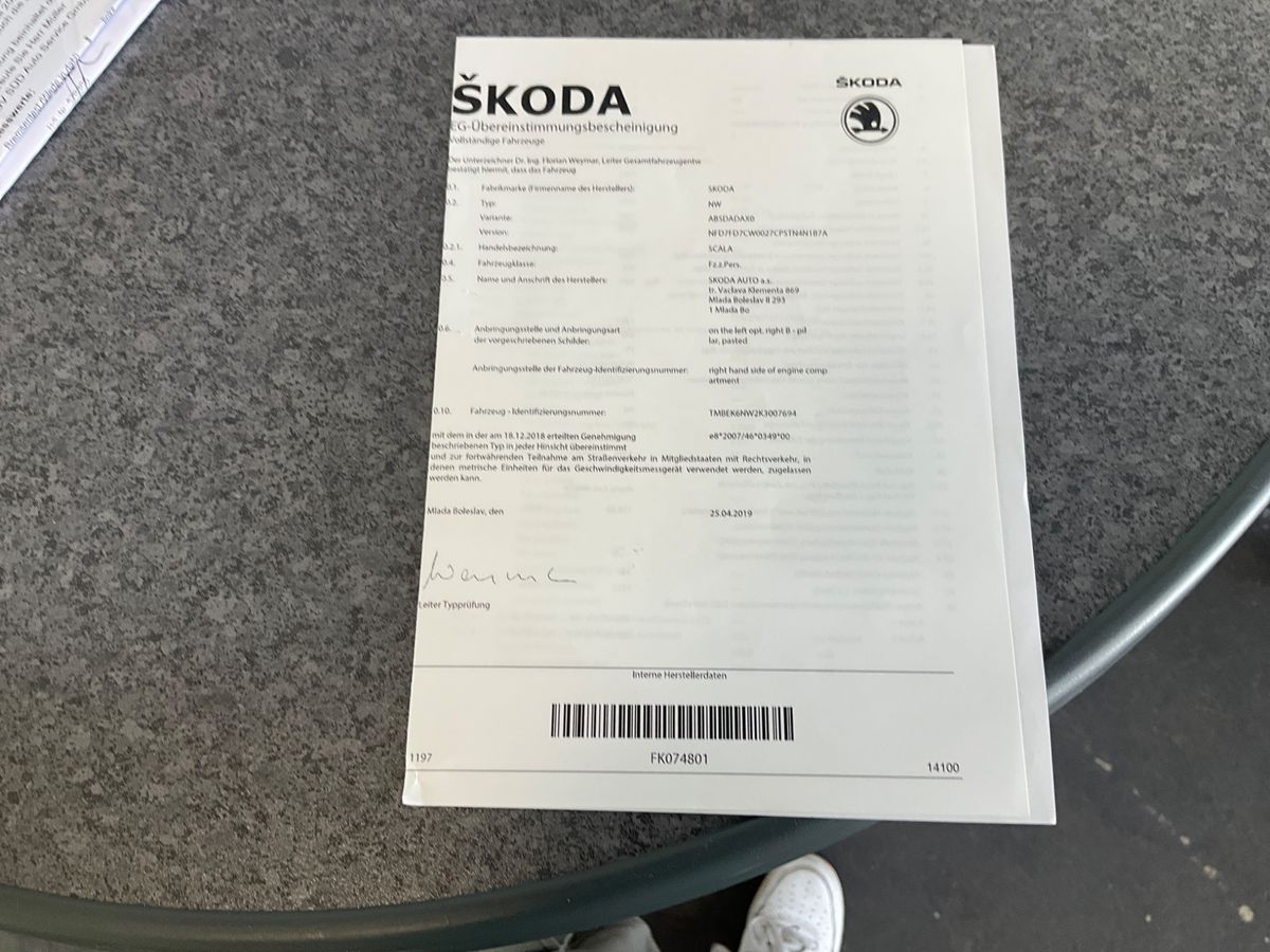 Skoda Scala d'occasion