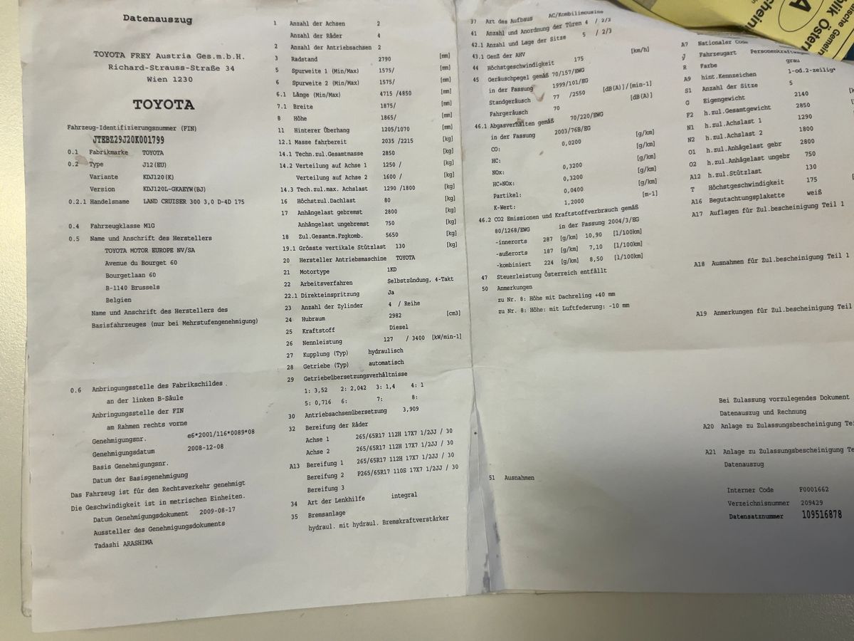 Toyota Land d'occasion