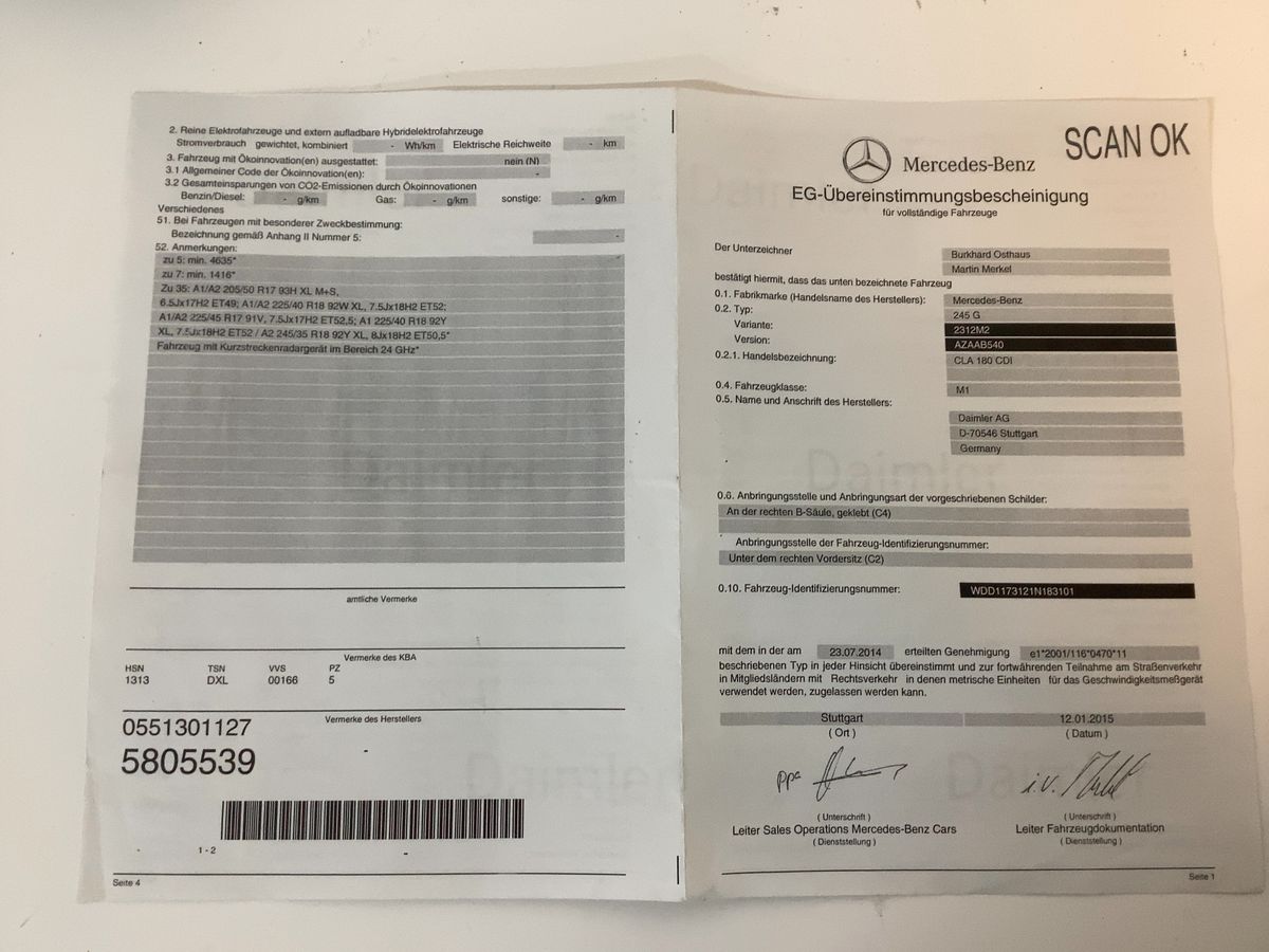 Mercedes-Benz CLA-Klasse d'occasion