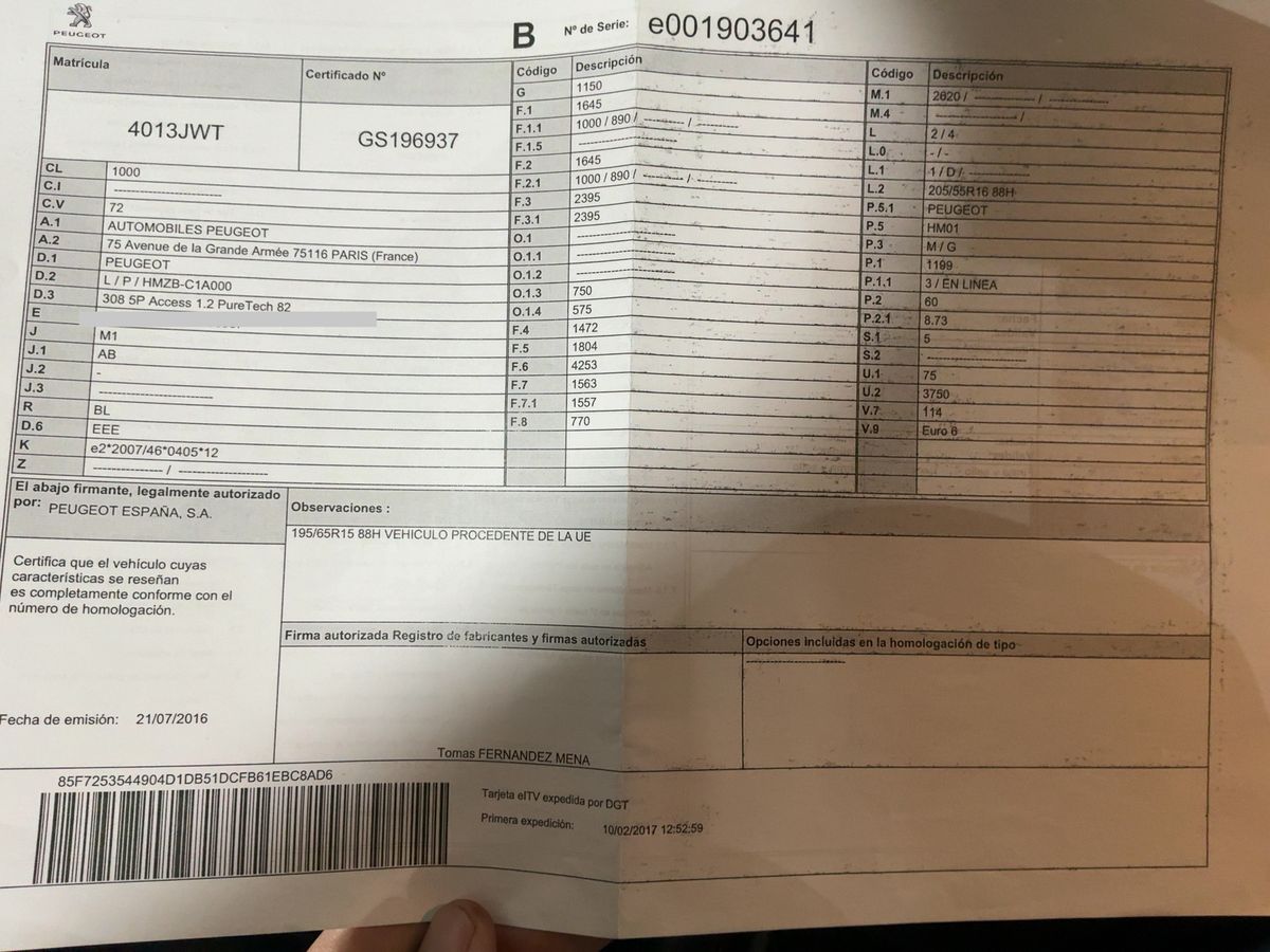 Peugeot 308 d'occasion