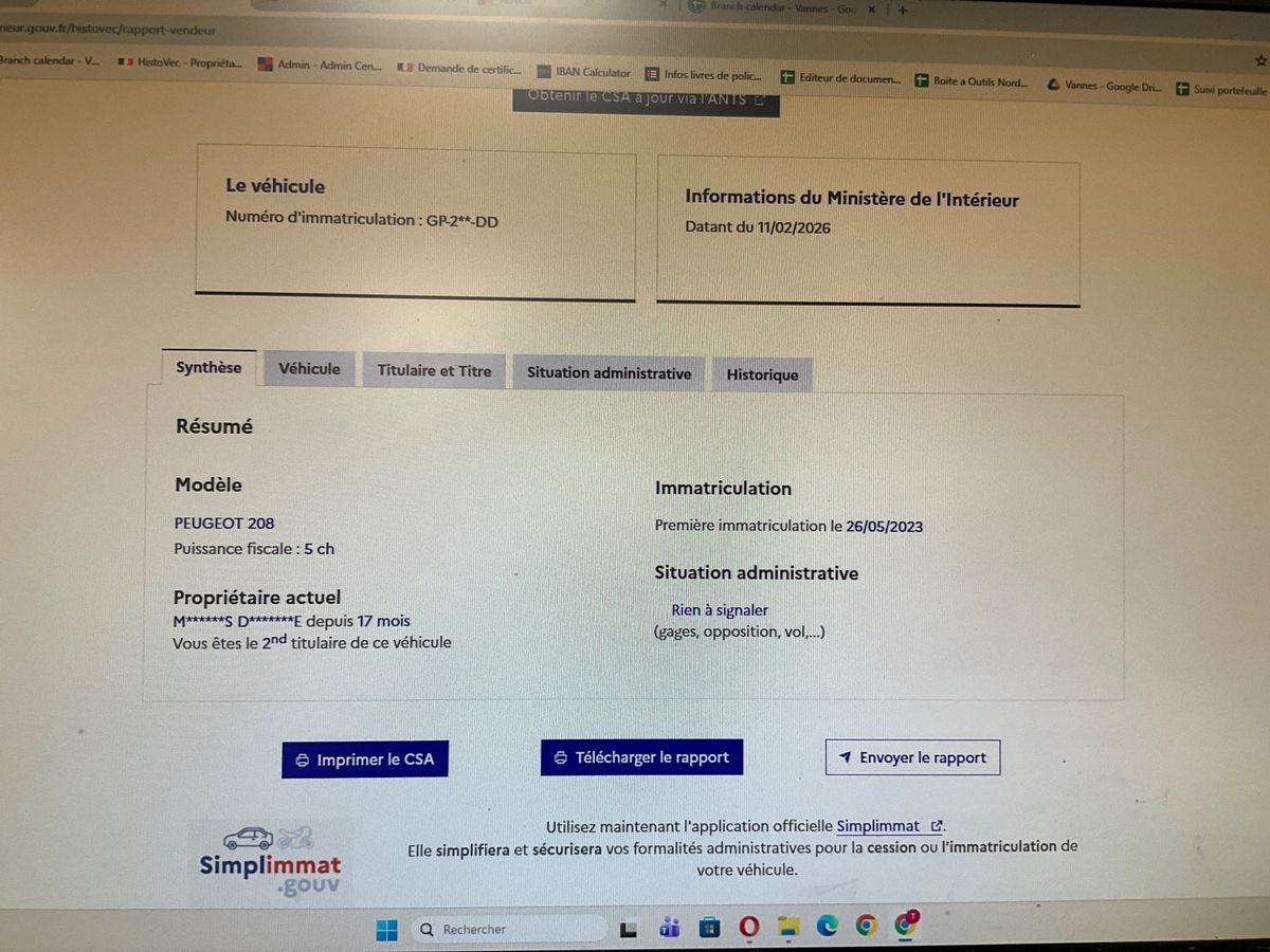 Peugeot 208 d'occasion