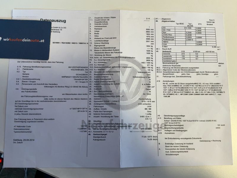 Volkswagen T5 Transporter 2.0 TDI Kasten 2014 – снимка 21