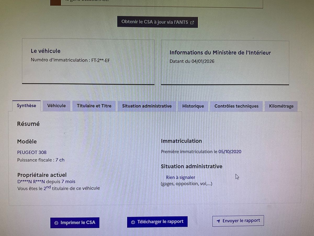 Peugeot 308 d'occasion