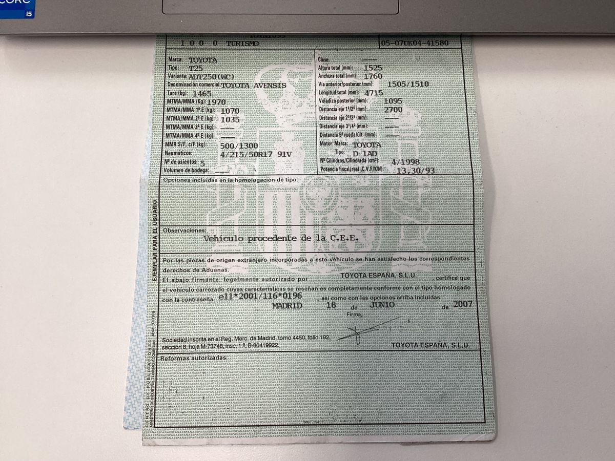 Toyota Avensis 2.0 D-4D