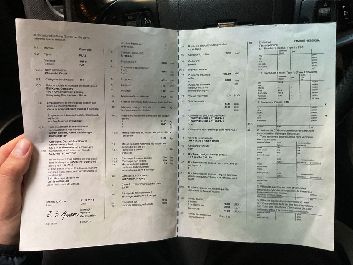 Chevrolet Cruze 2.0 Diesel LT