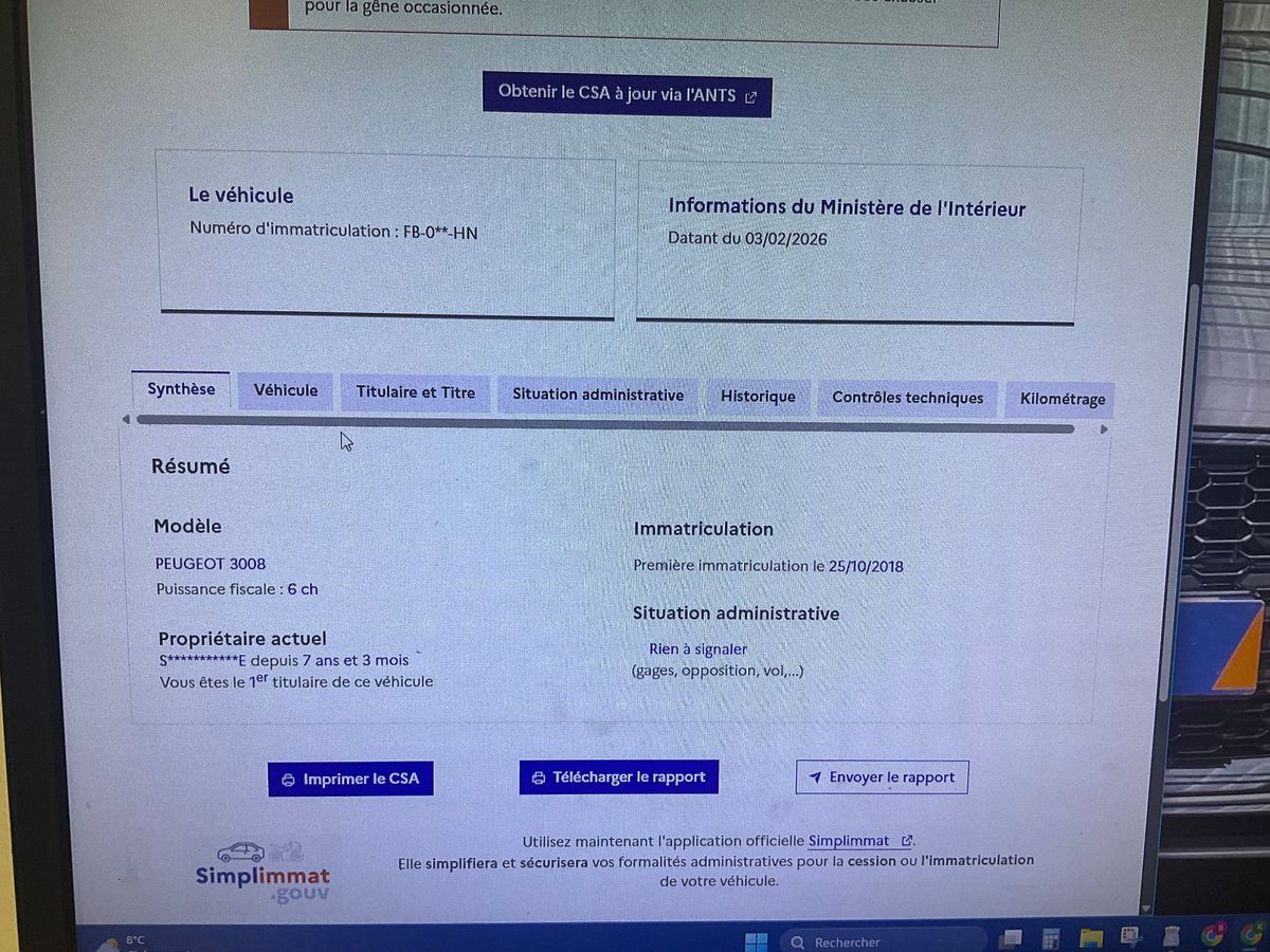 Peugeot 3008 d'occasion