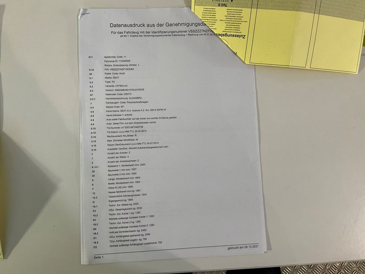 Seat Alhambra d'occasion