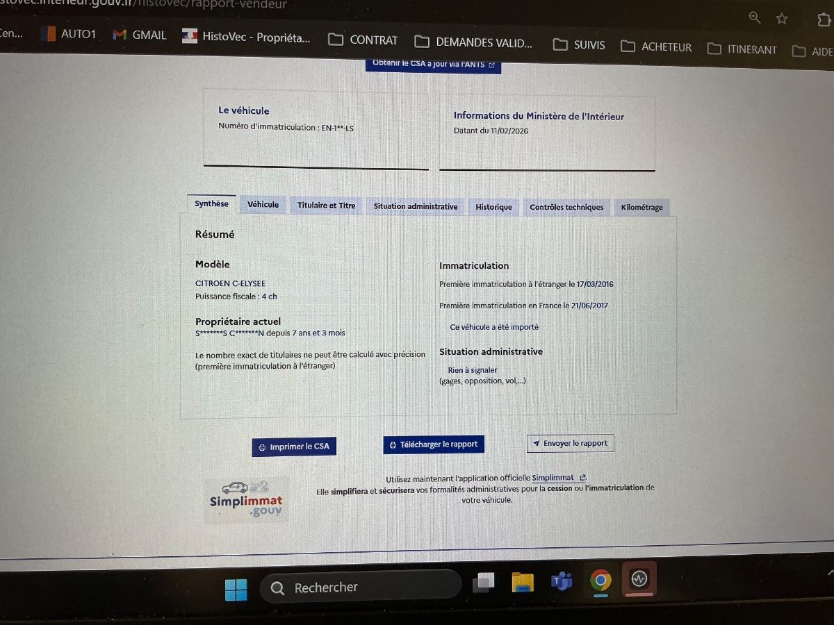 Citroen C-Elysée d'occasion